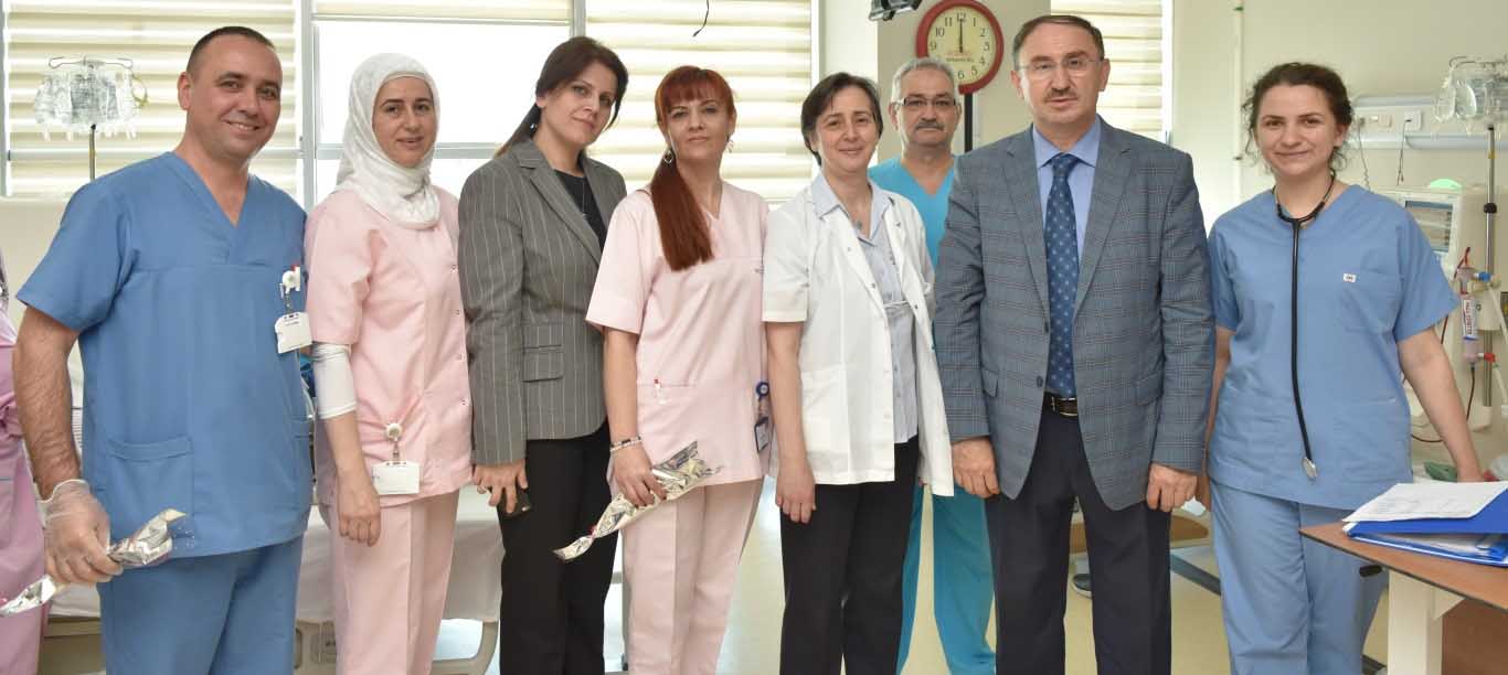 Başkan Kurtulan’dan ‘Beyaz Melekler’e kutlama ziyareti