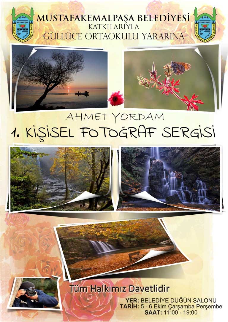 Okul yararına fotoğraf sergisi 