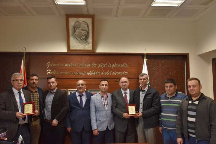 Öğrenci ailelerinden teşekkür ziyareti