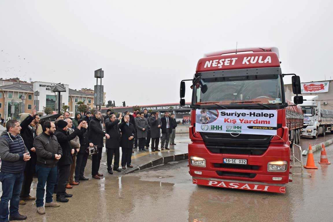 İHH'dan Halep'e kış yardımı 
