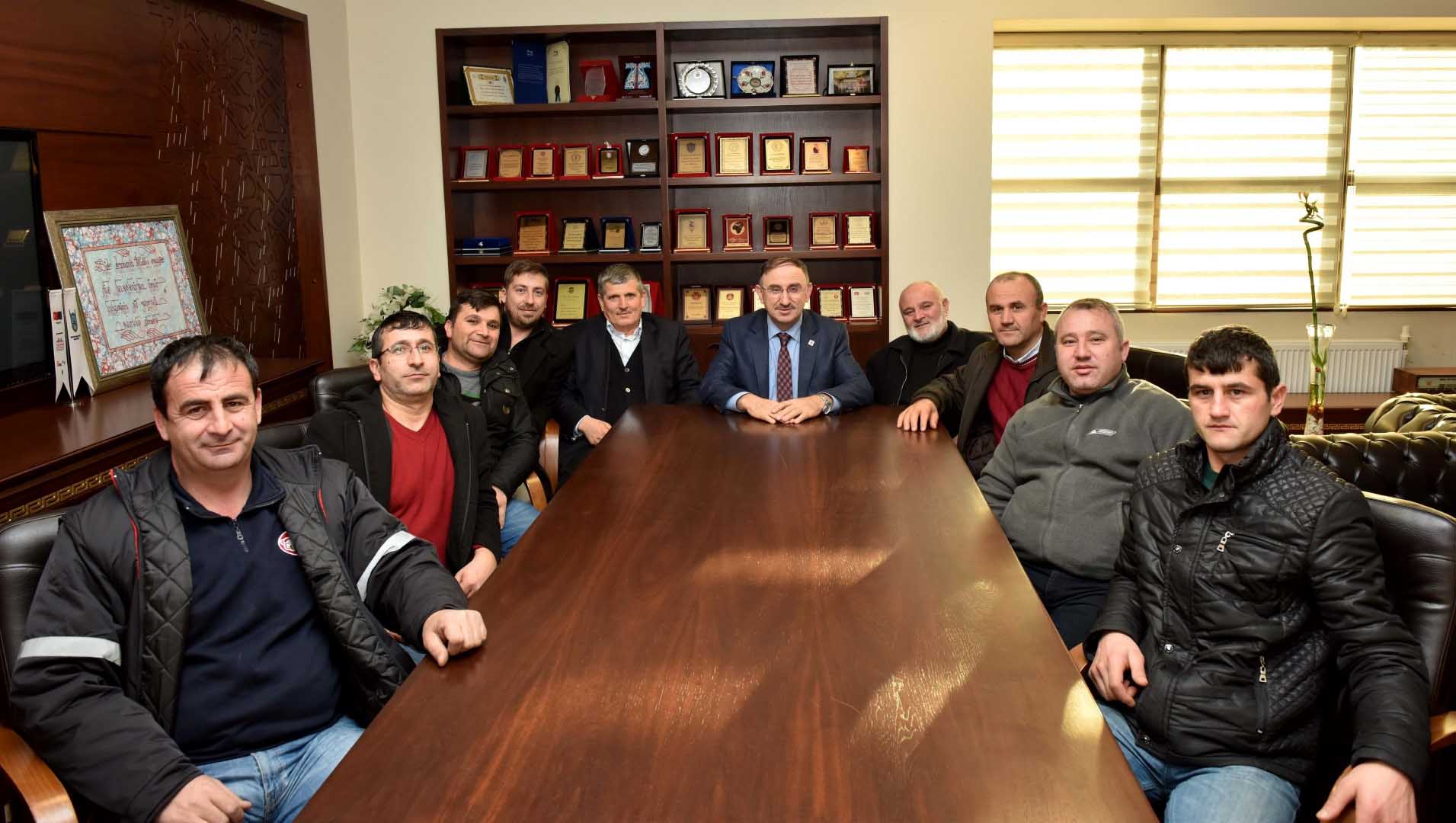 Başkan Kurtulan'a ÇAK-DER'den ziyaret