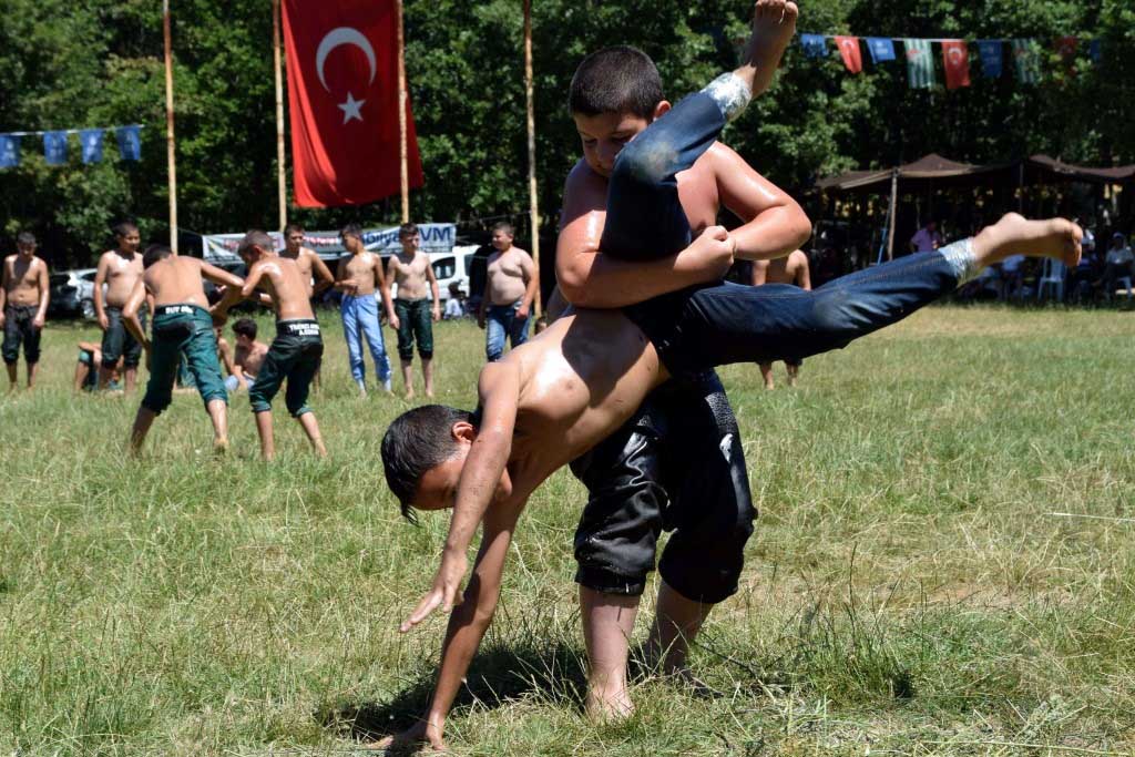 Bozağaç’ta güreş şenliği