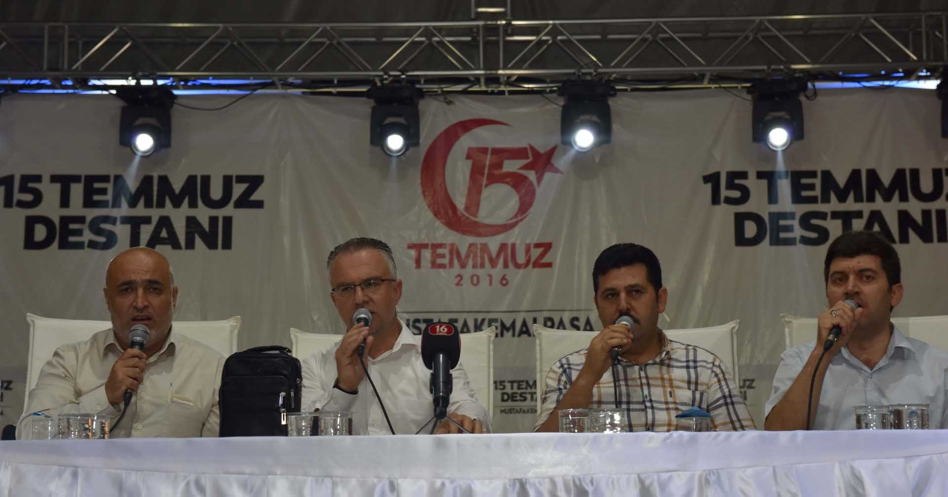 15 Temmuz şehitleri dualarla anıldı
