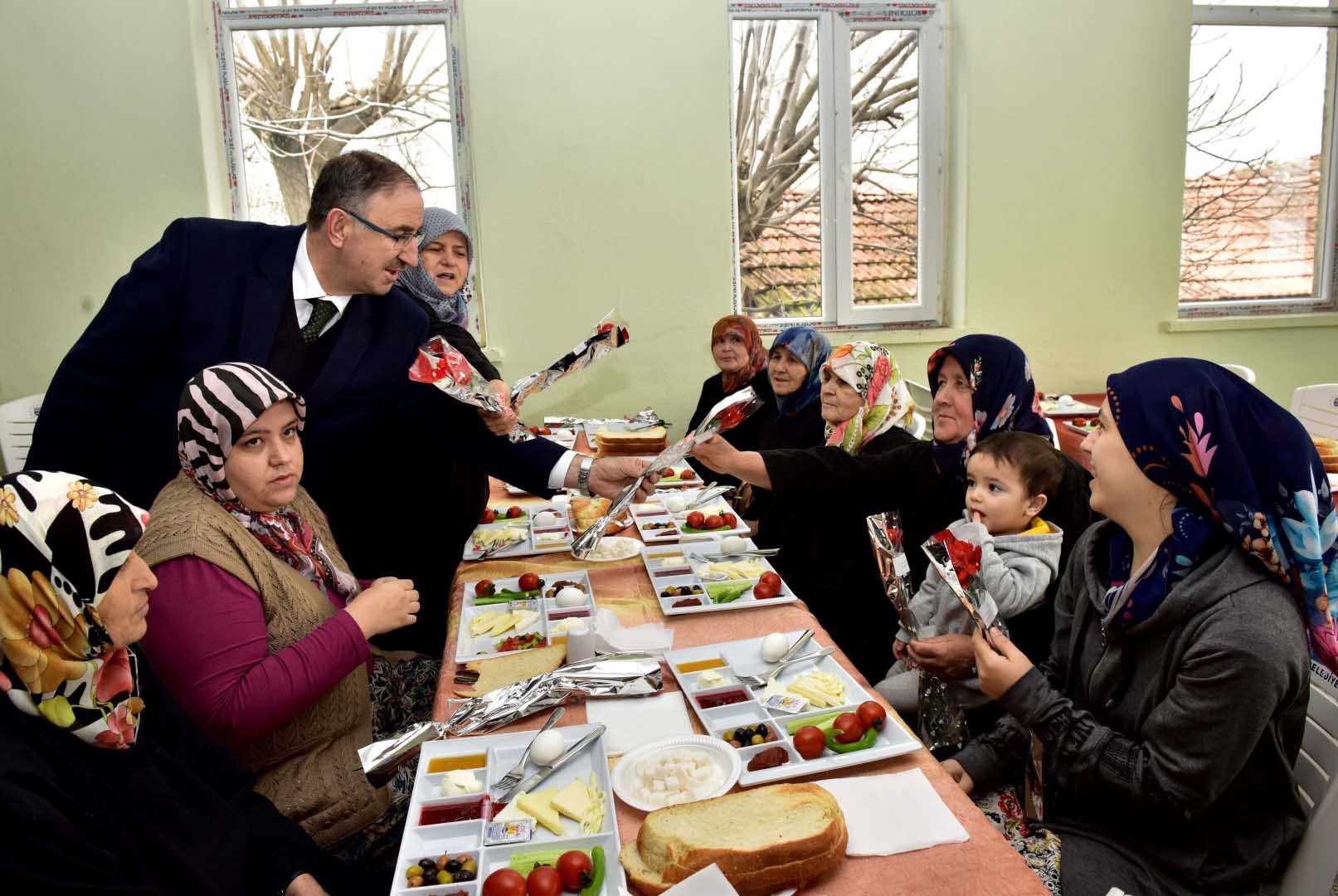 Başkan Kurtulan’dan Kadınlar Günü ziyareti