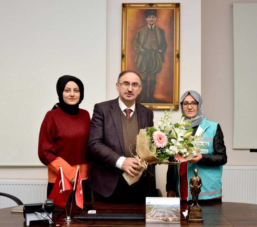 Başkan Kurtulan'a EVSAD ziyareti