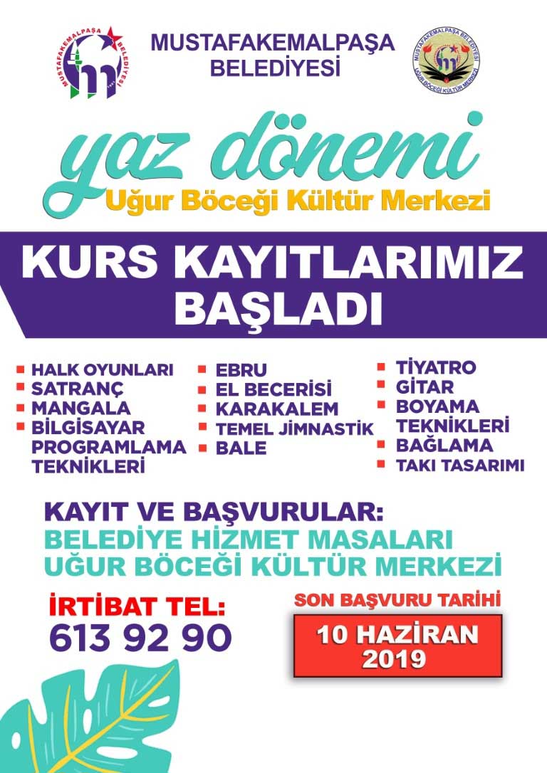 Uğur Böceğinden yaz kursu