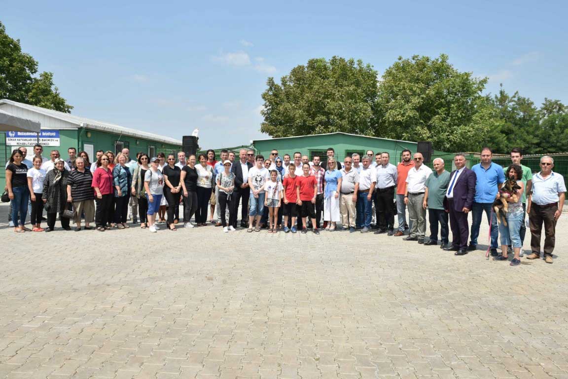 Hayvanseverler barınakta bir araya geldi