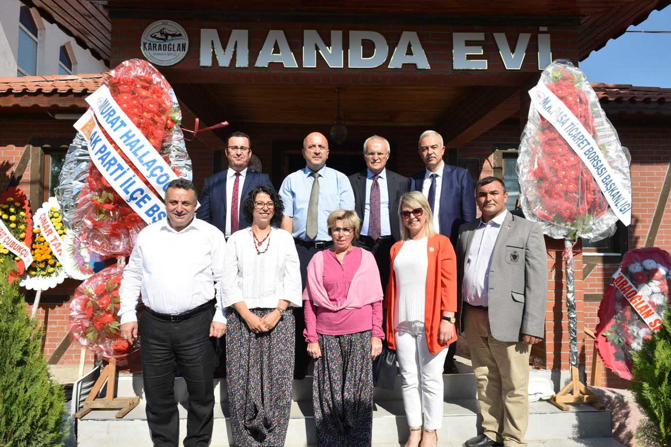 Pilot proje 'Karaoğlan Manda Evi' açıldı