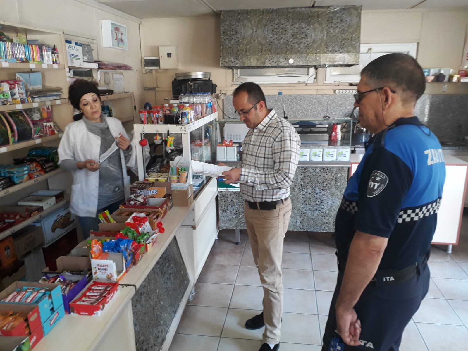 MUSTAFAKEMALPAŞA’DA ZABITADAN OKUL KANTİNLERİNE DENETİM