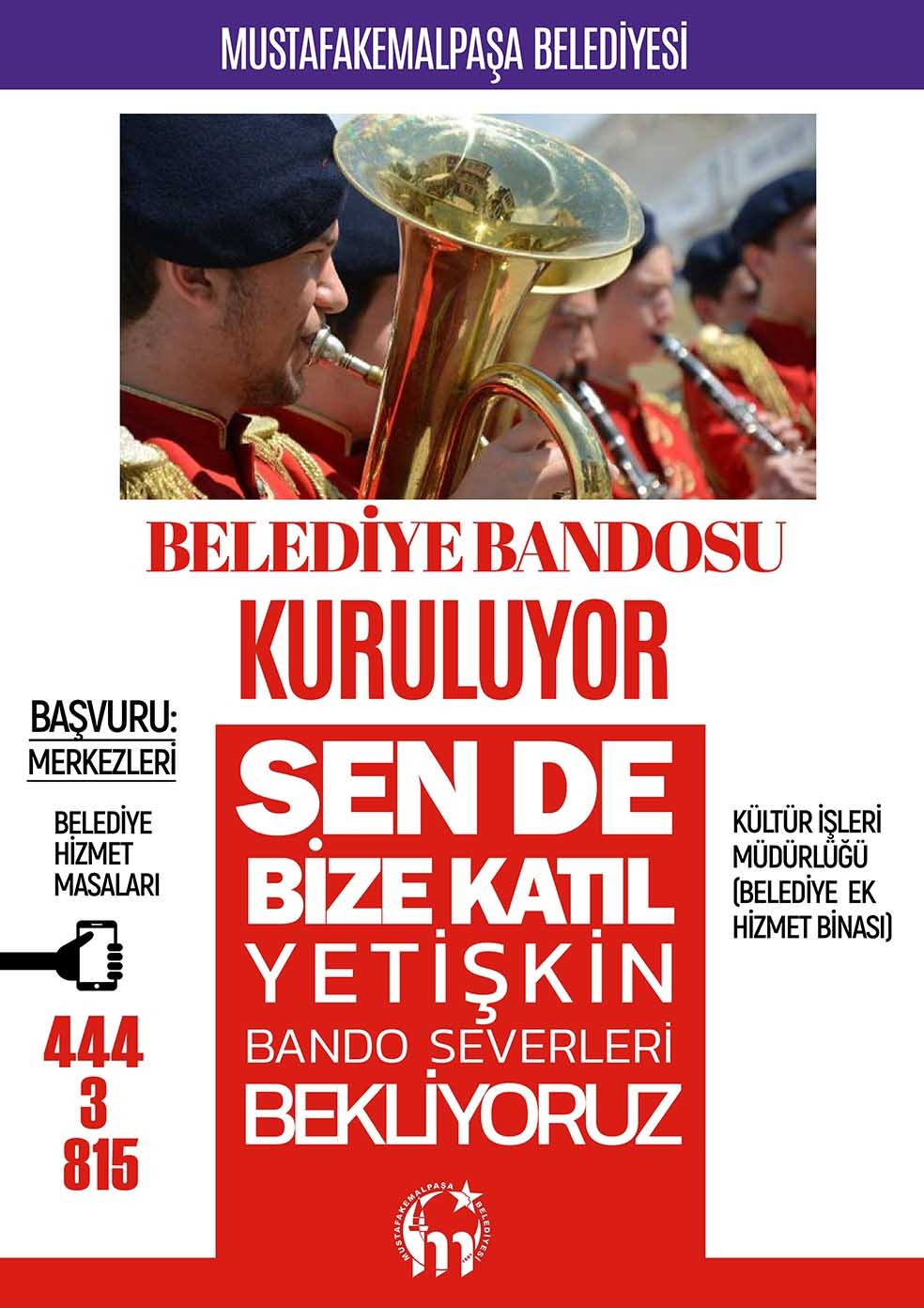 MUSTAFAKEMALPAŞA BELEDİYESİ BANDO KURUYOR