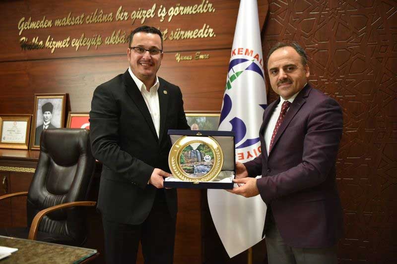 TÜRK ŞEKER GENEL MÜDÜRÜ MÜCAHİT ALKAN'DAN BAŞKAN KANAR'A ZİYARET