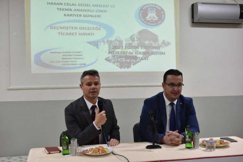 BAŞKAN KANAR, ÖĞRENCİLERLE TECRÜBELERİNİ PAYLAŞTI
