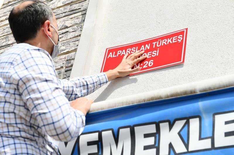 ALPARSLAN TÜRKEŞ İSMİ MUSTAFAKEMALPAŞA'DA YAŞATILACAK