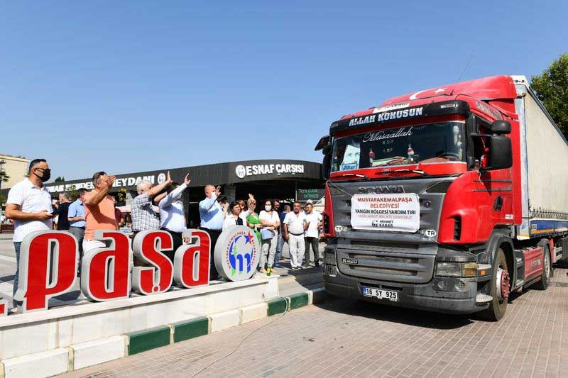 MUSTAFAKEMALPAŞA'DAN MUĞLA'YA YARDIM ELİ