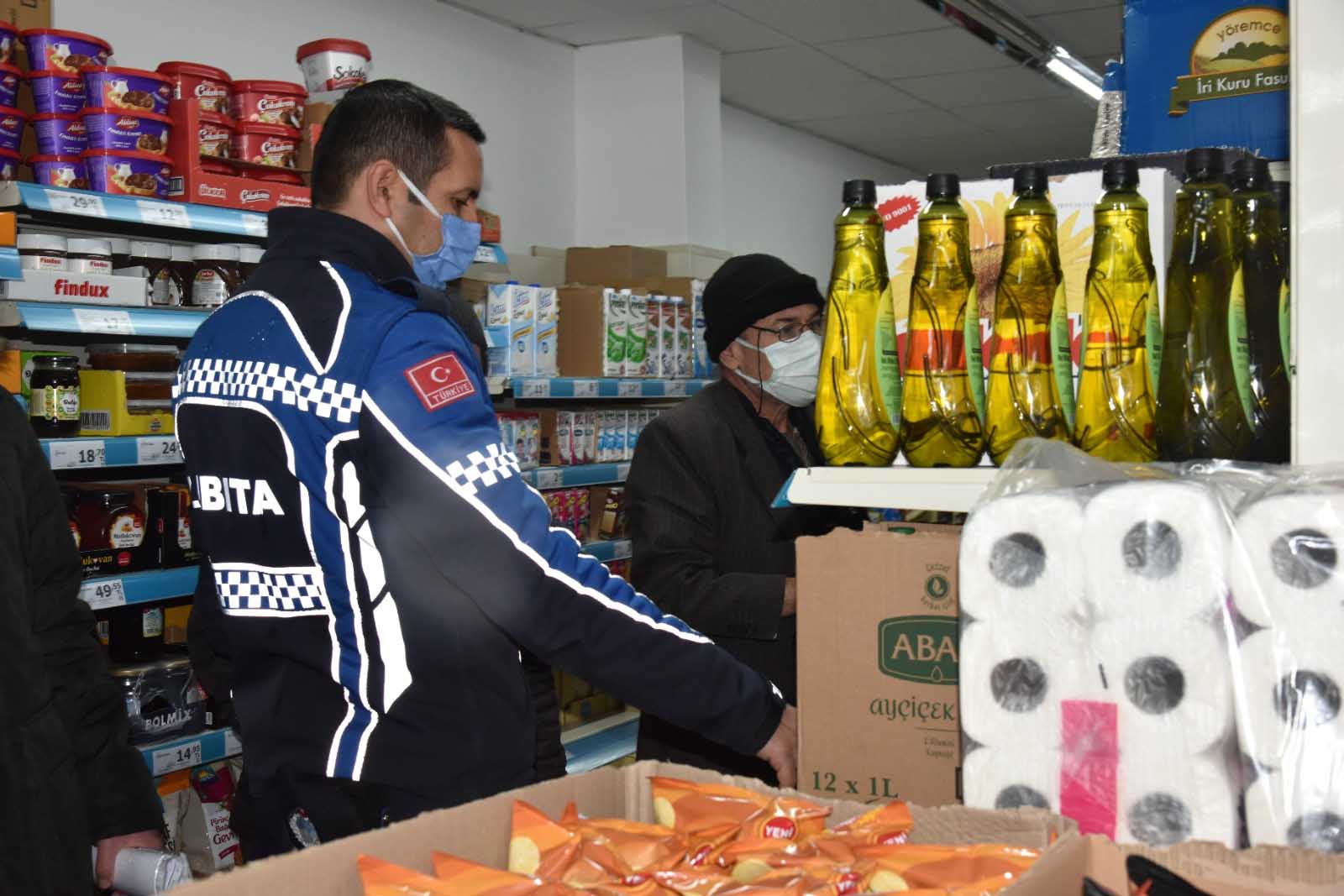 Zabıtadan Marketlere Yağ Denetimi