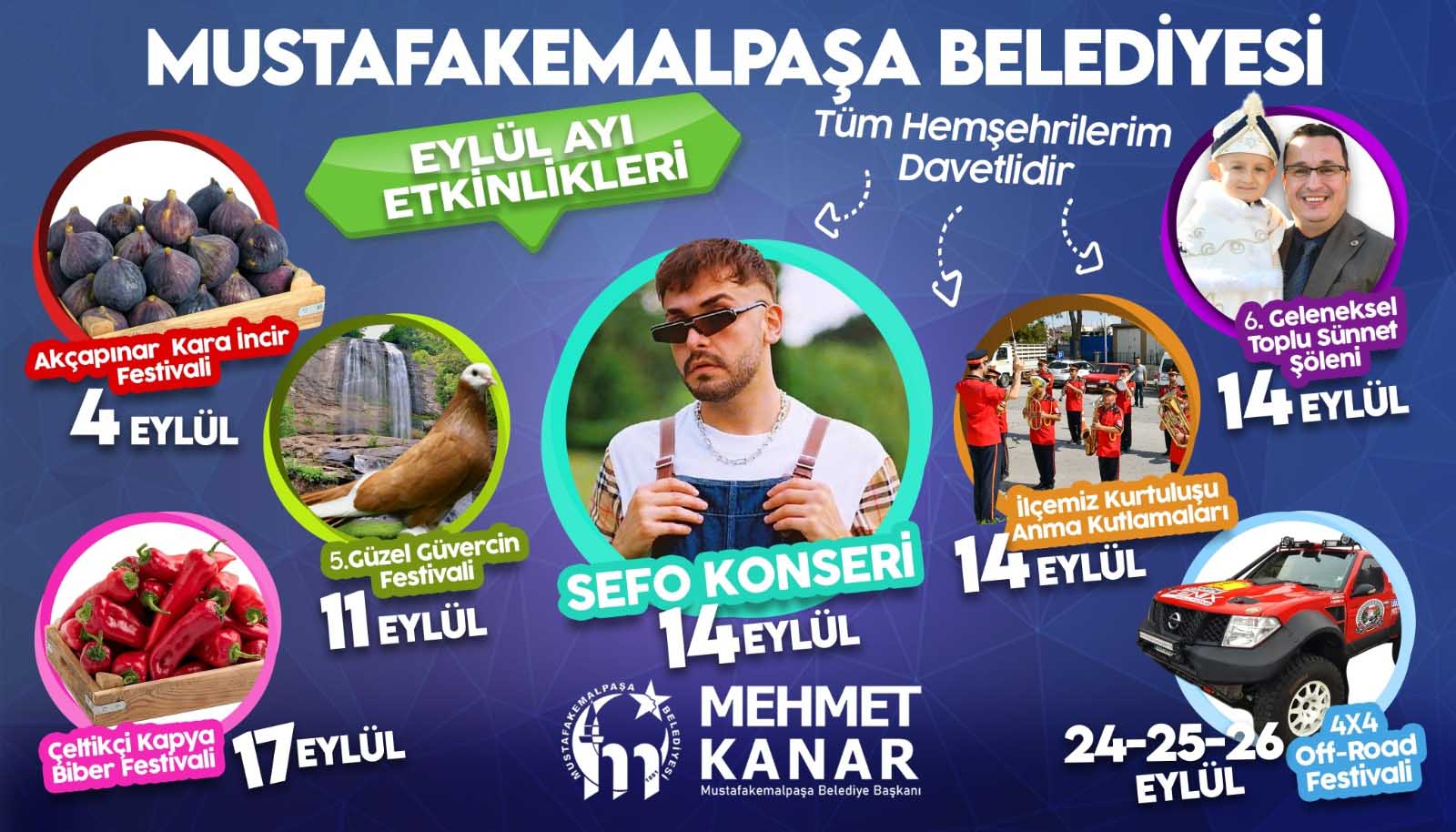 MUSTAFAKEMALPAŞA EYLÜL’DE DOLU DOLU GEÇECEK