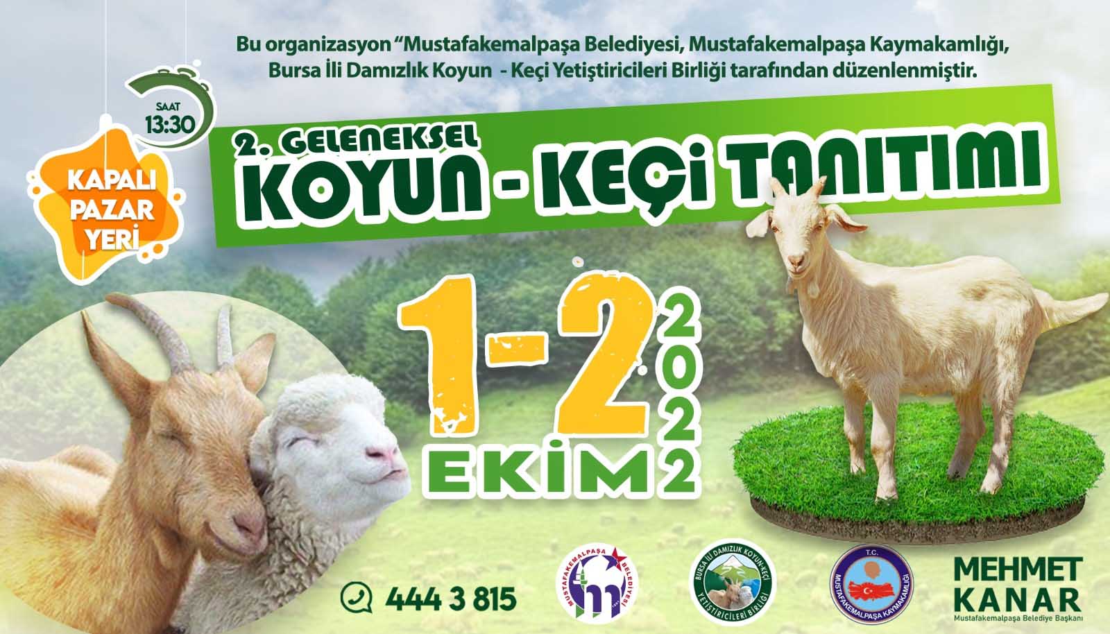 MUSTAFAKEMALPAŞA’DA KOYUN KEÇİ EKİPMANLARI TANITIM FESTİVALİ HAZIRLIKLARI BAŞLADI