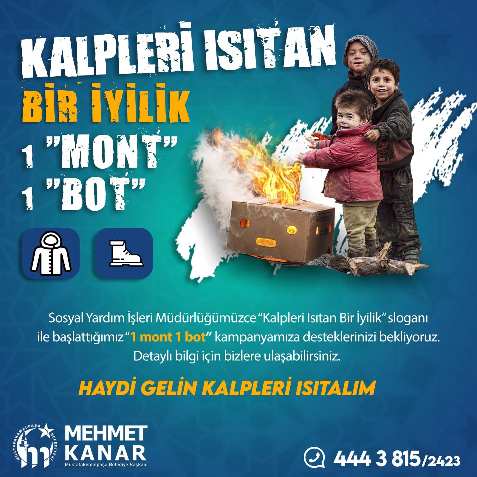 MUSTAFAKEMALPAŞA BELEDİYESİ'NDEN GÖNÜLLERİ ISITAN KAMPANYA