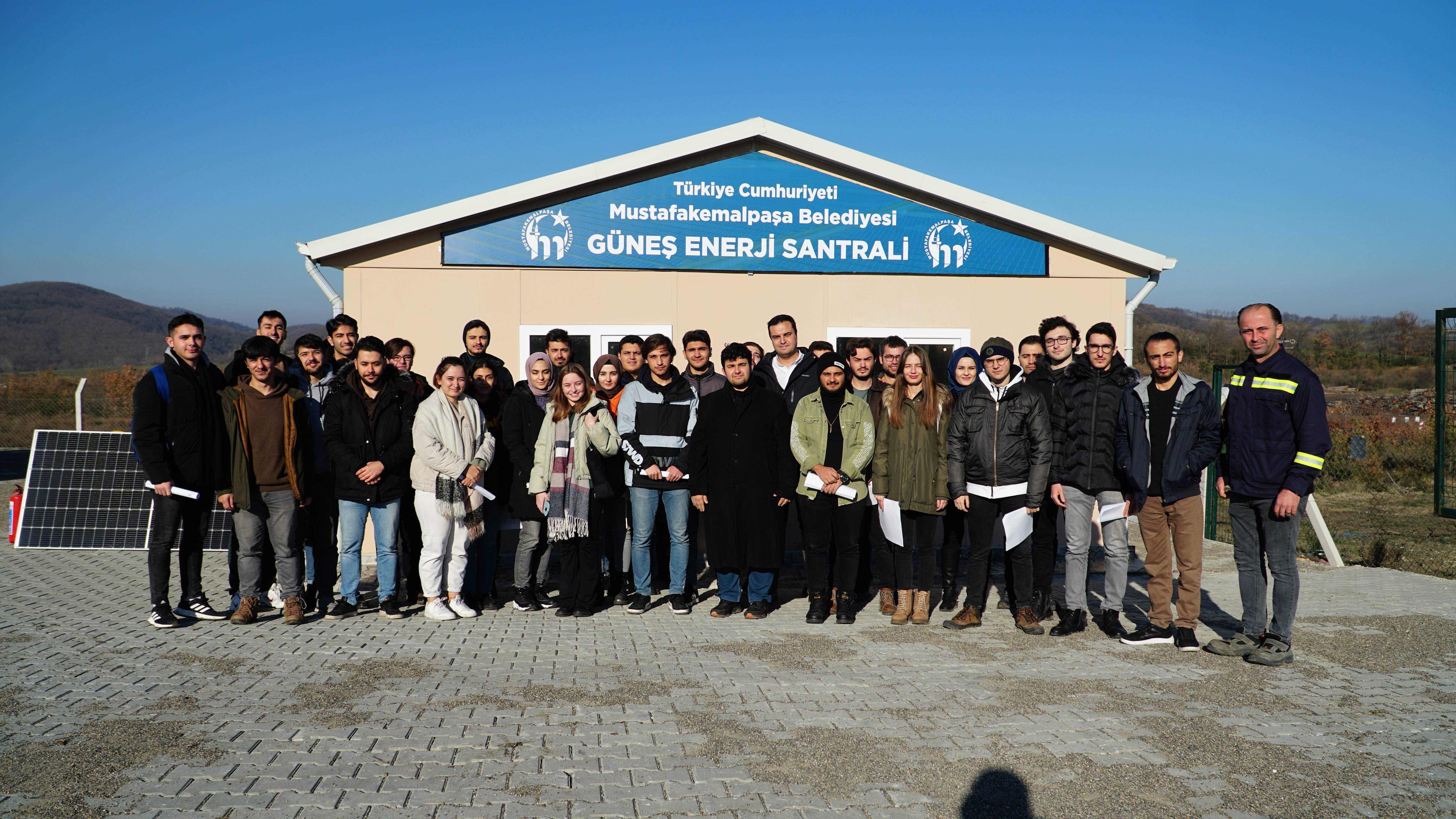 BURSA TEKNİK ÜNİVERSİTESİ ÖĞRENCİLERİ MUSTAFAKEMALPAŞA GES PROJESİNİ İNCELEDİ