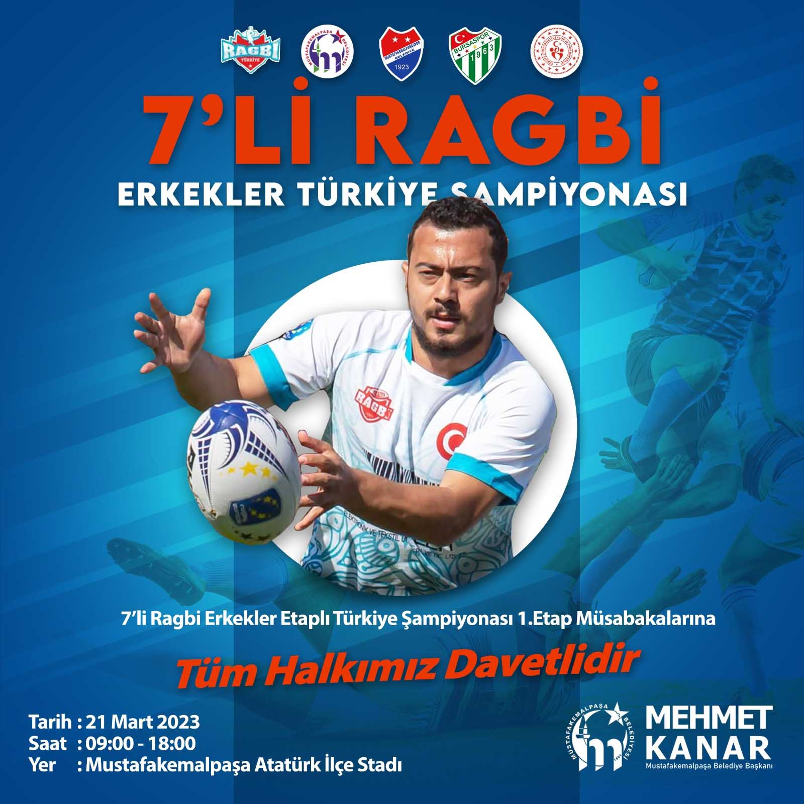 RAGBİ ŞAMPİYONASI İLK ETABI MUSTAFAKEMALPAŞA’DA DÜZENLENİYOR