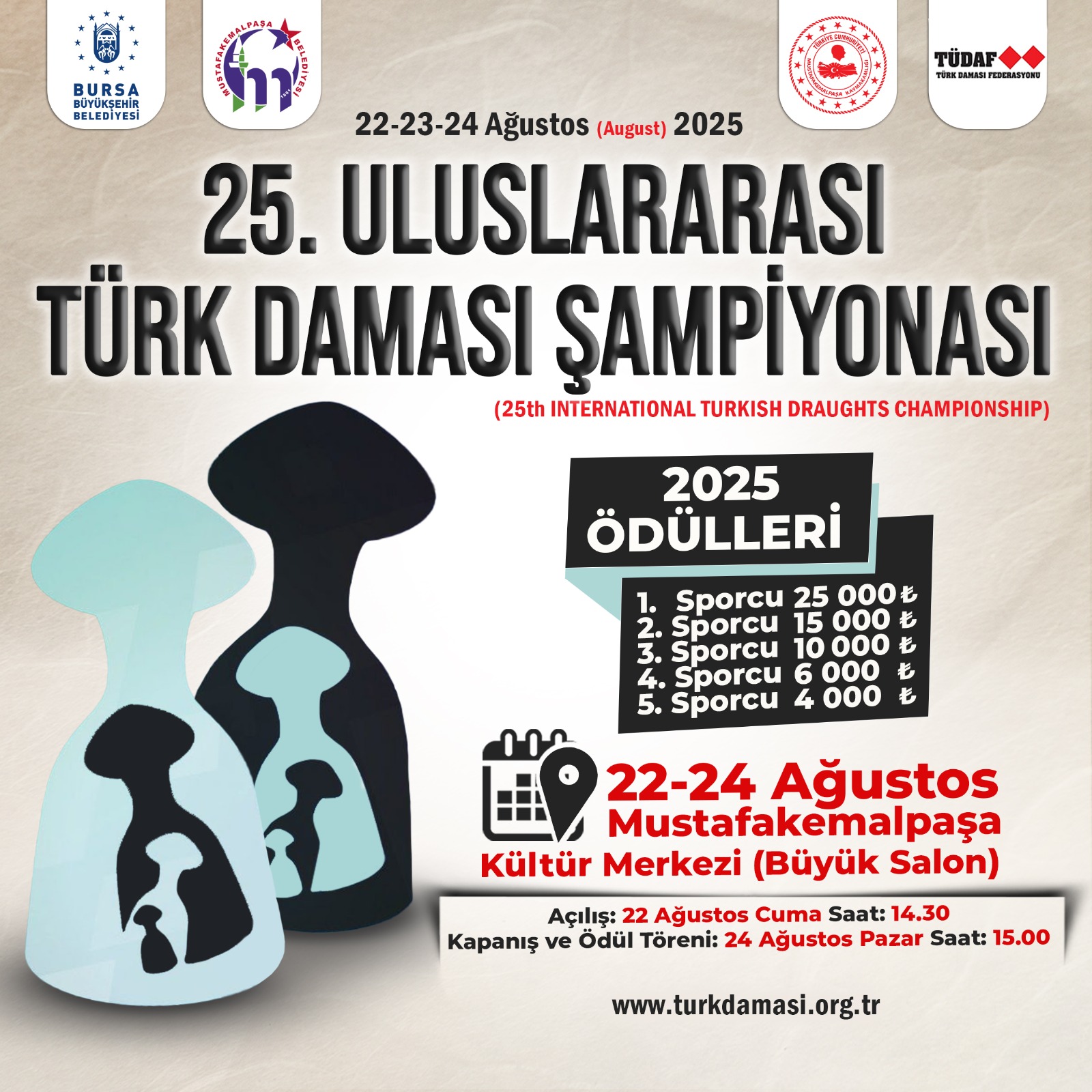 25. Uluslararası Türk Daması Şampiyonası 