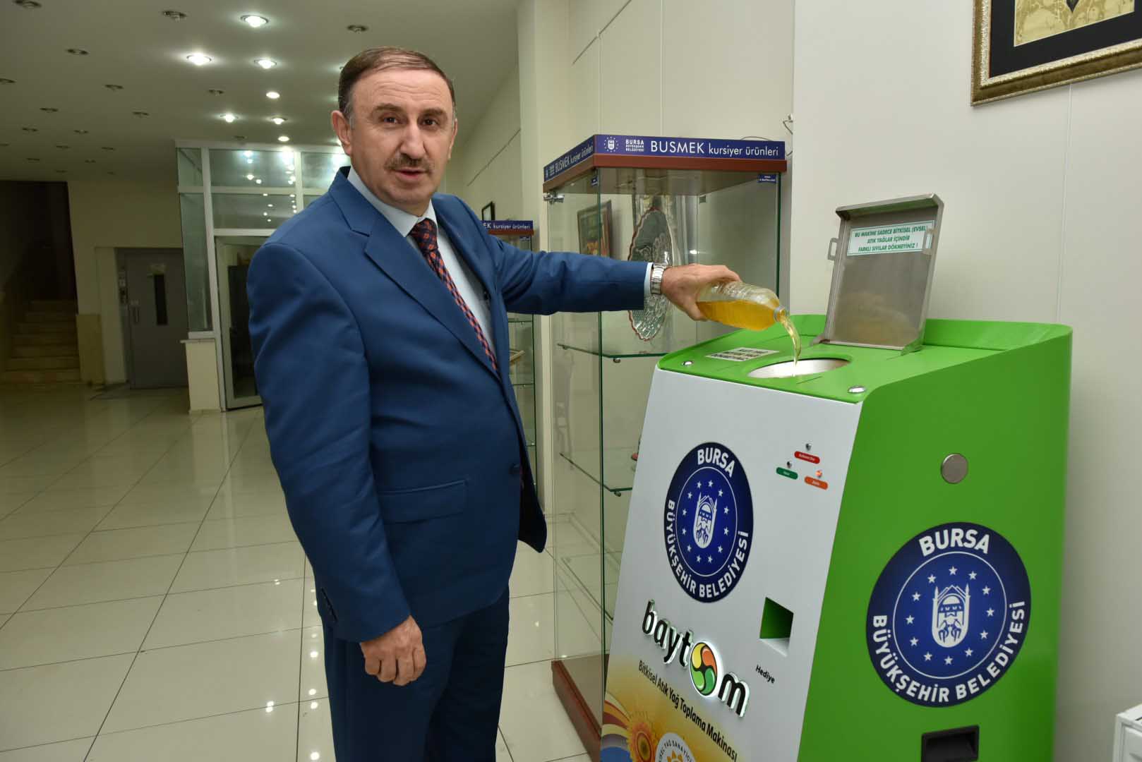 Atık Yağ Projesi'ne Büyükşehir desteği 