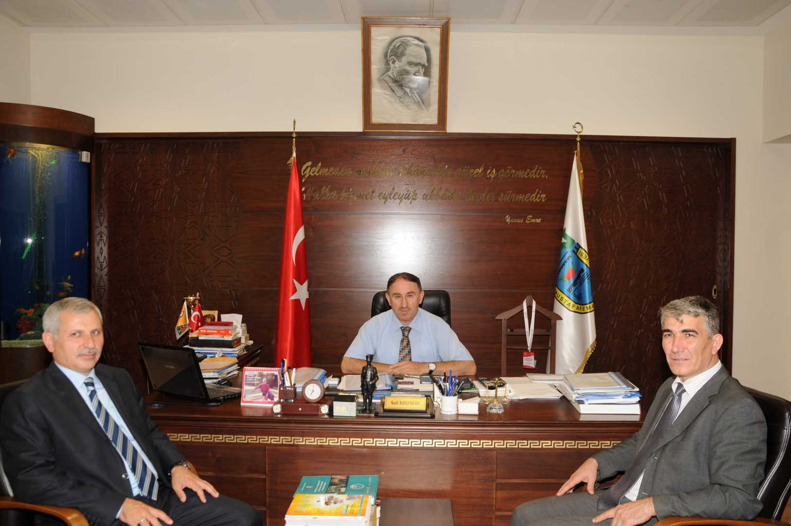 Başkan Kurtulan’a Orman Bölge Müdürü Coşkun’dan ziyaret 