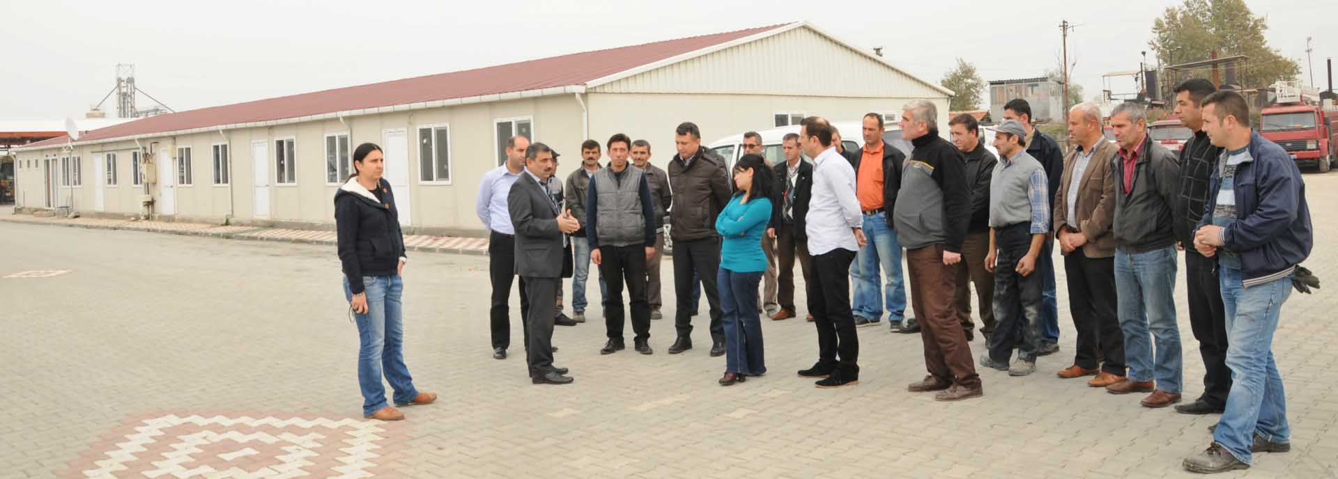 Belediye personeline deprem tatbikatı 