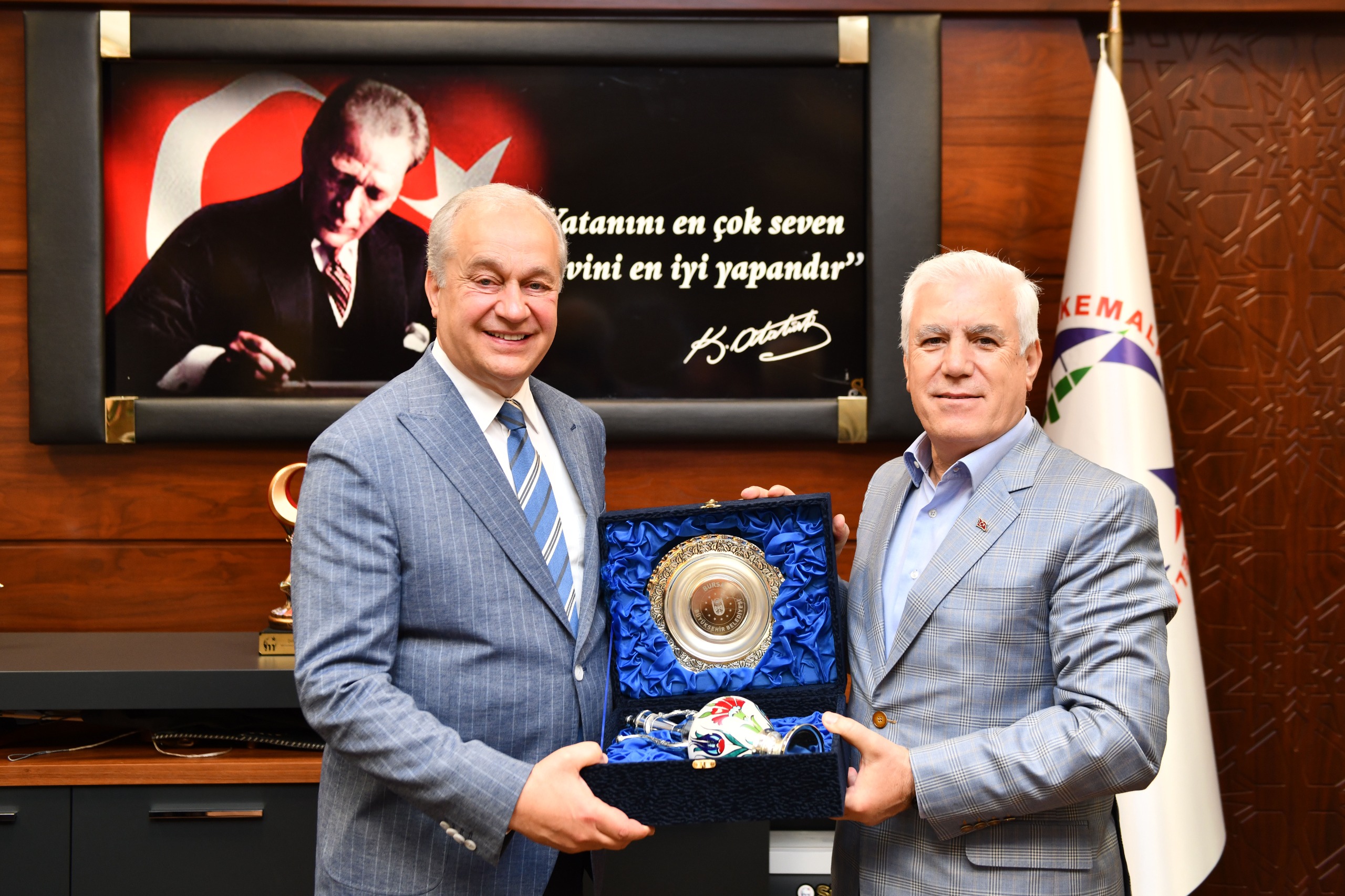 BOZBEY VE ERDEM 5 YILLIK YATIRIM PLANLARI İÇİN BULUŞTU