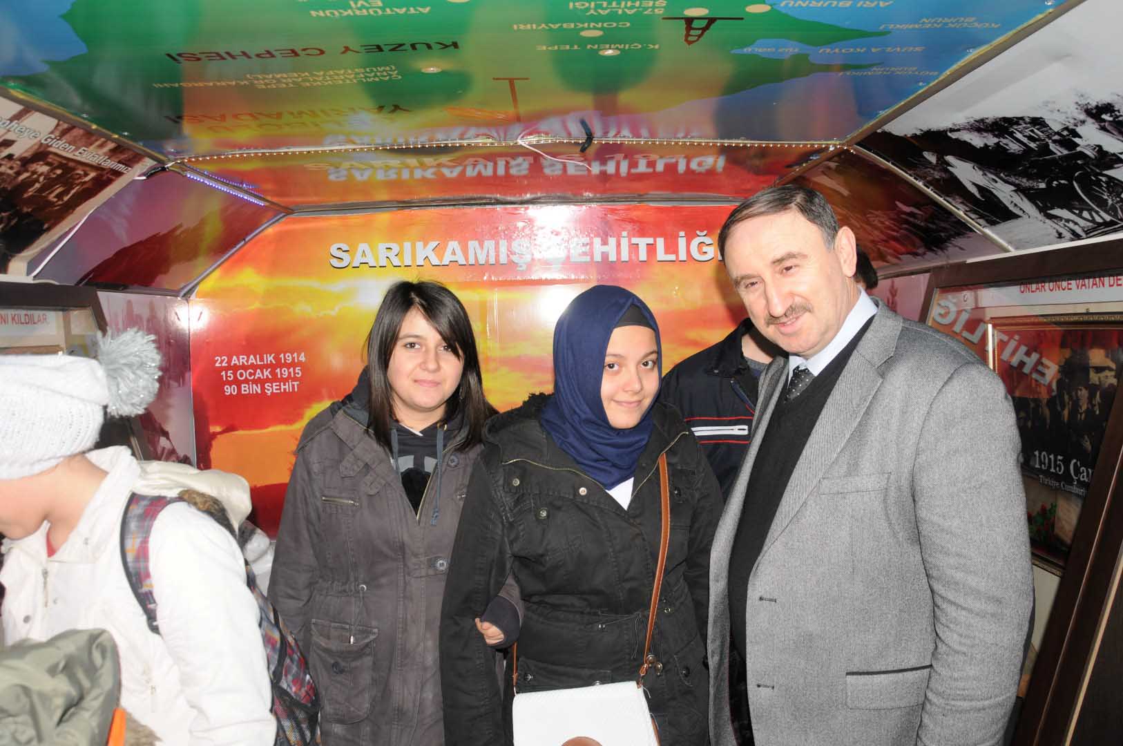 Çanakkale ruhu gezici müzede