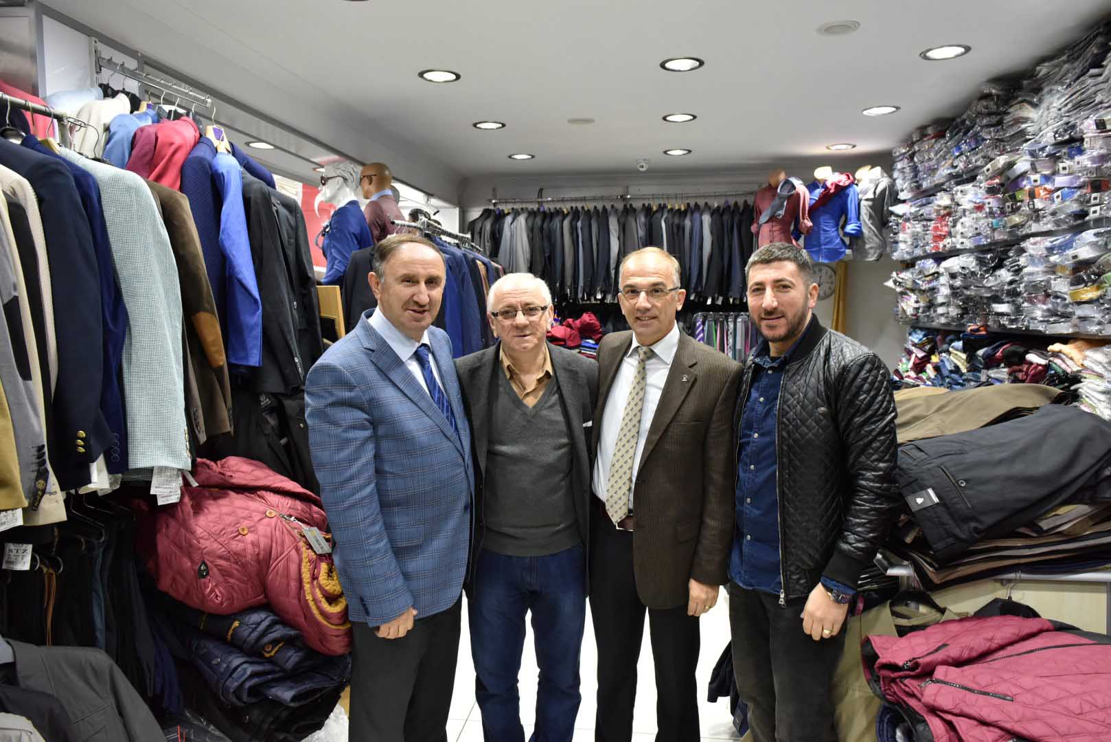 Esnafa teşekkür ziyareti 