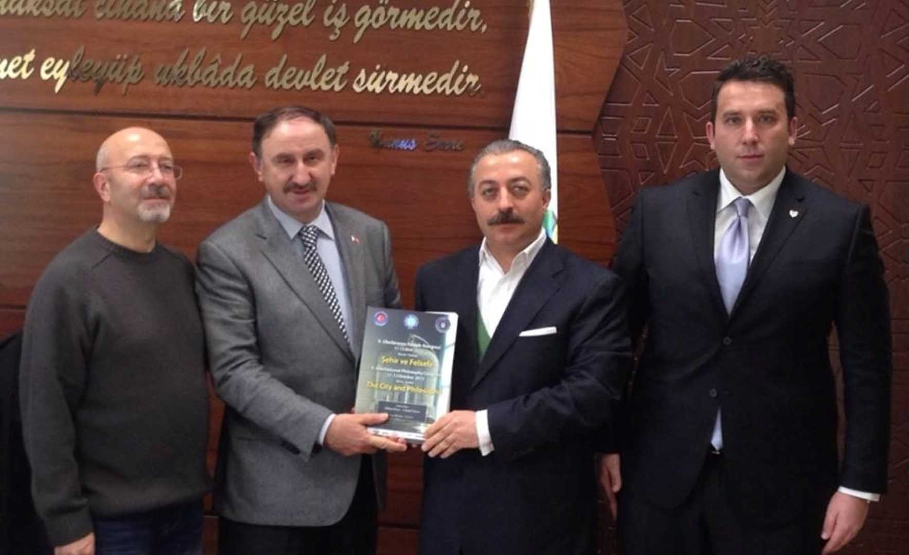 Felsefe Kulübü’nden Başkan Kurtulan'a ziyaret 