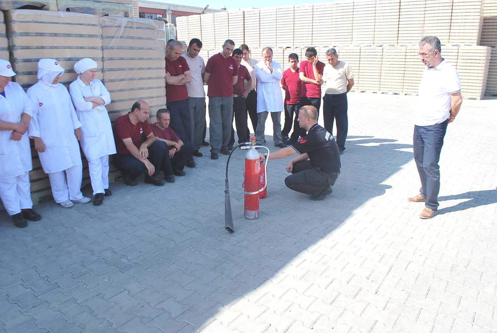 İtfaiye’den yangın tatbikatı