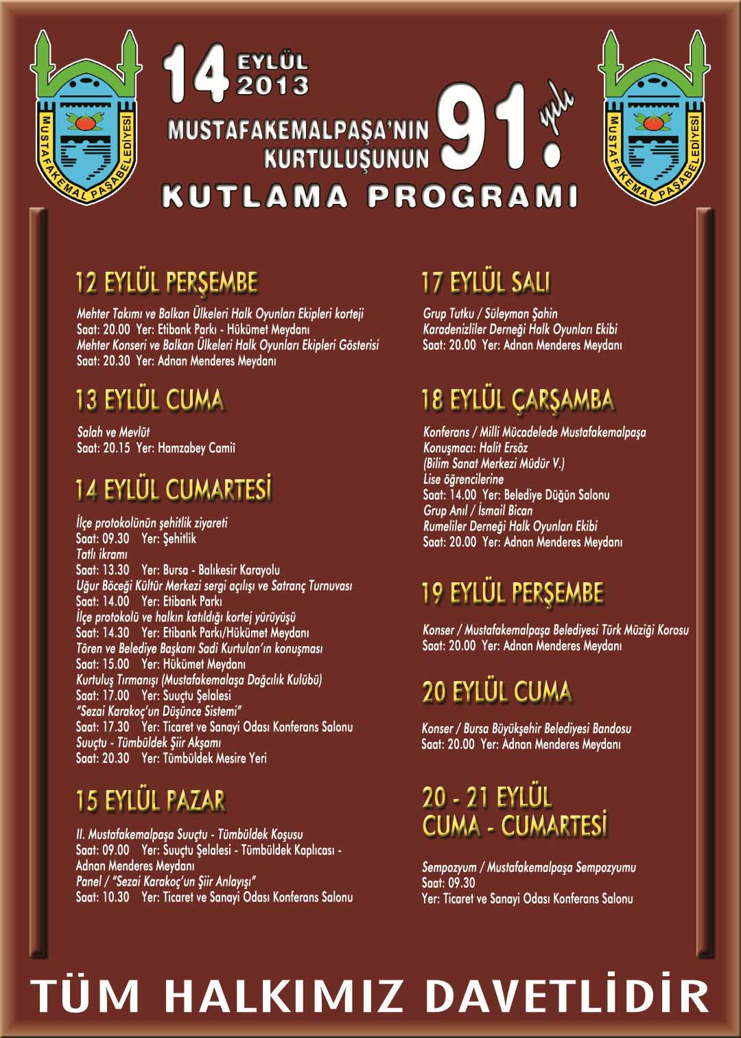Kurtuluş’un 91. yılı kutlanıyor 