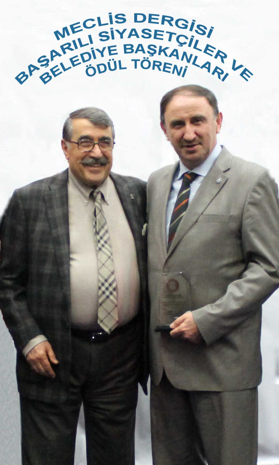 Meclis Dergisi’nden Başkan Kurtulan’a ödül 