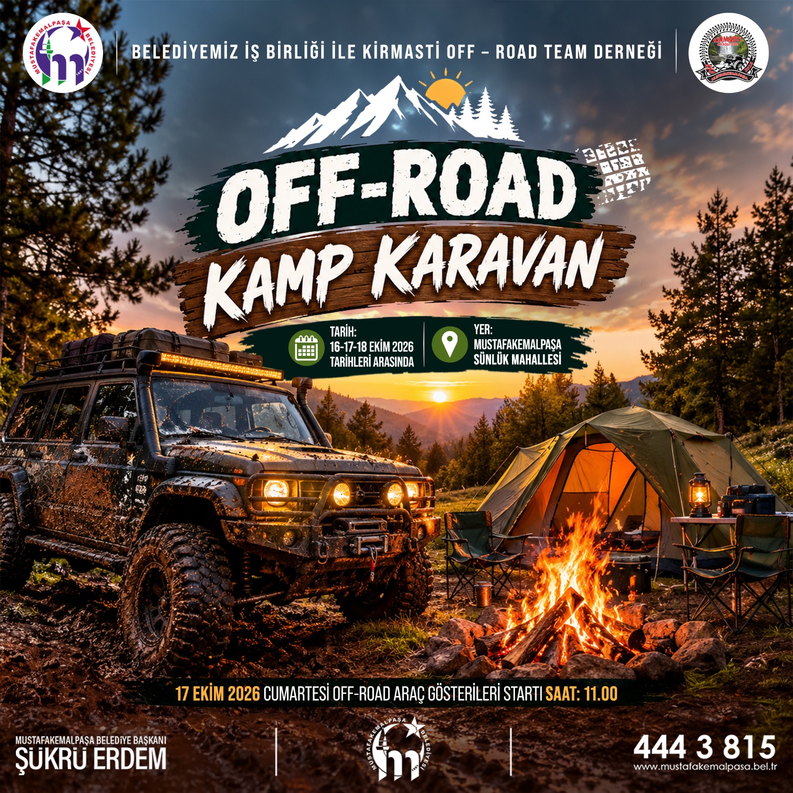 Off-Road Kamp Karavan Etkinliği