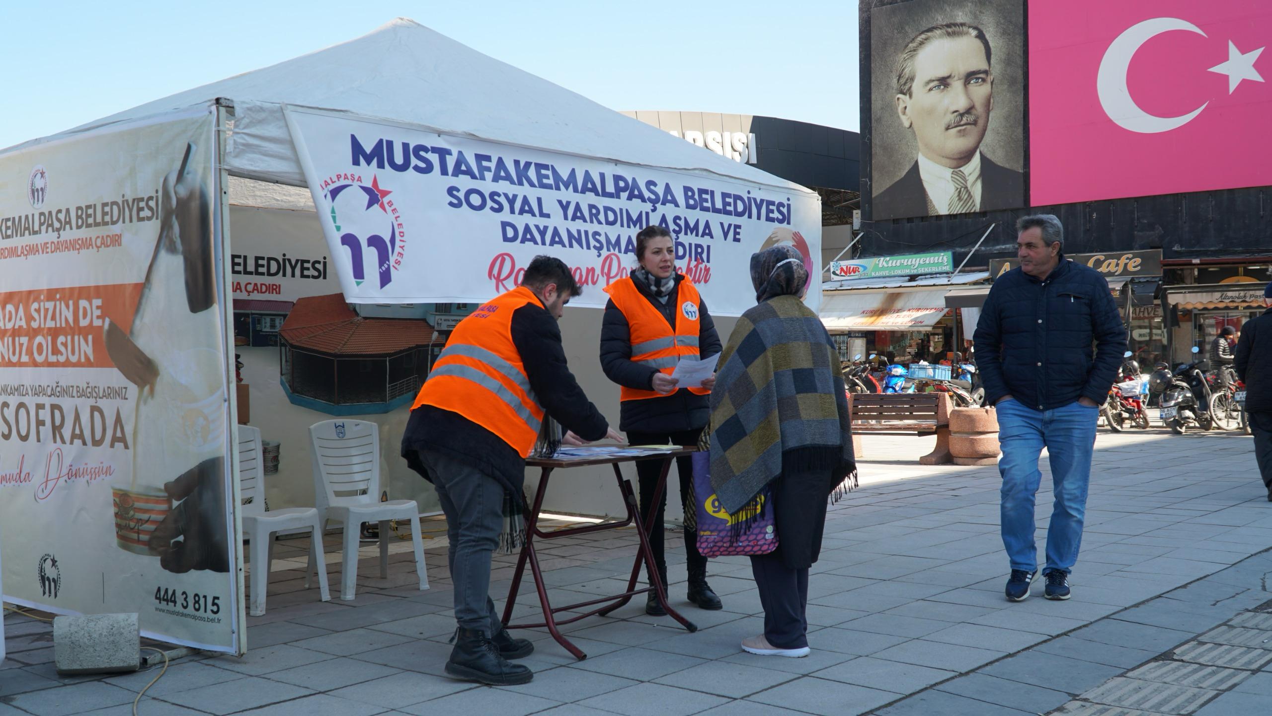 RAMAZAN BEREKETİ YARDIM ÇADIRI İLE DAHA DA BÜYÜYOR