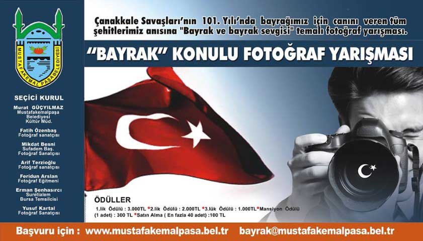 Usta fotoğrafçılar 'Bayrak Sevgisi'nde buluşuyor 